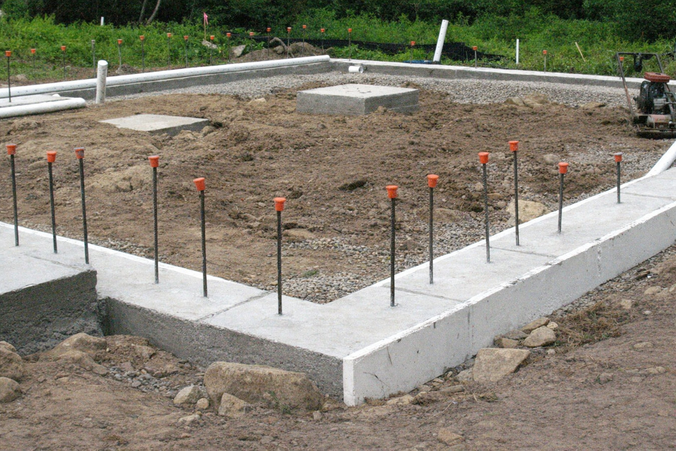 Concrete footings in Atascadero, CA