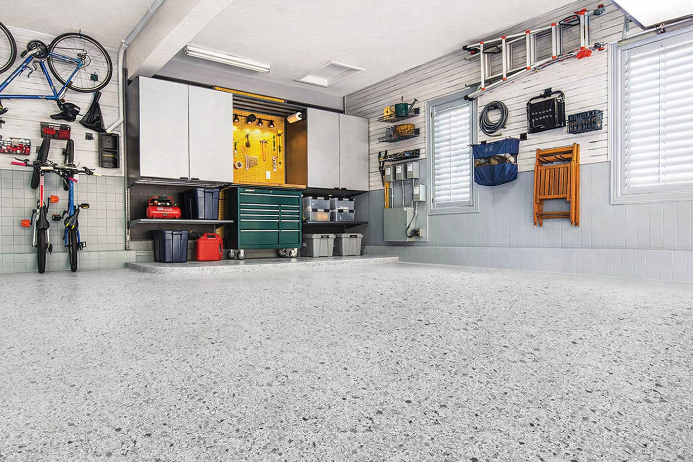 Garage floor concrete in Atascadero, CA